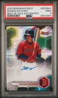 2023 Bowman's Best - Roman Anthony - Best of 2023 Auto - Refractor - PSA 9 MINT