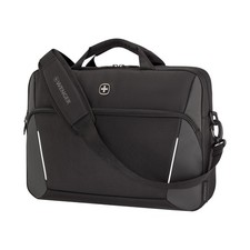 Image of Wenger, XE Compact Brief 16, 16" Laptop Briefcase with Tablet Pocket, Black, Dig