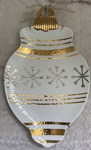 Christmas Ornament Shaped Ceramic Hanging Or Serving Platter Kohls