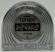 Vintage Master Rule TUFBOY  Tape Measure Classic #306W Brite Blade Made In USA