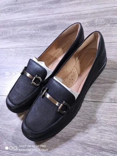 Easy Spirit Andra3 Loafers Womens Size 9.5 Black Horsebit Comfort Slip On Shoes