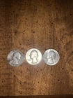 Lot Of 3 Silver Quarters 1964D 1943P 1954D