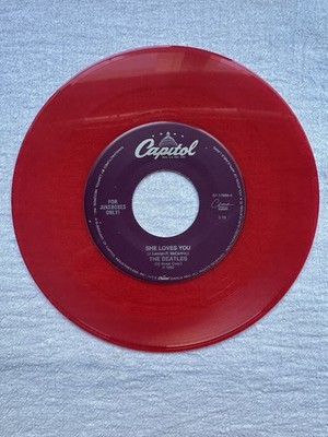 Beatles 45 She Loves You / I'll Get You Red Vinyl NM+ Dead Stock Jukebox Tag