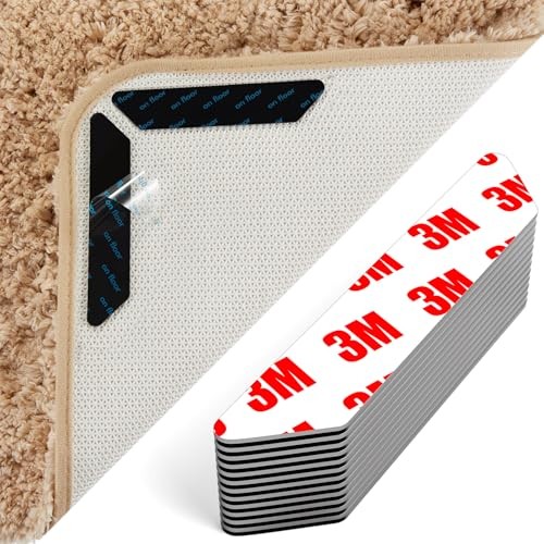 AYSKTN 12 Pack Anti Slip Rug Grippers, Reusable  Assorted number_of_itemss 