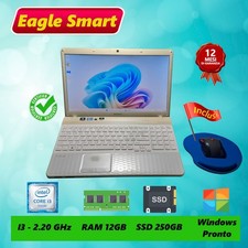 Portatile Sony Vaio VPCEH-A 15.6" i3 2.20GHz 12GB RAM SSD 250GB Casa / Lavoro