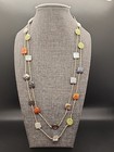 50" Endless Strand of Bright Multi Colored Cultured Freshwater Pearls Jtv Bpt035