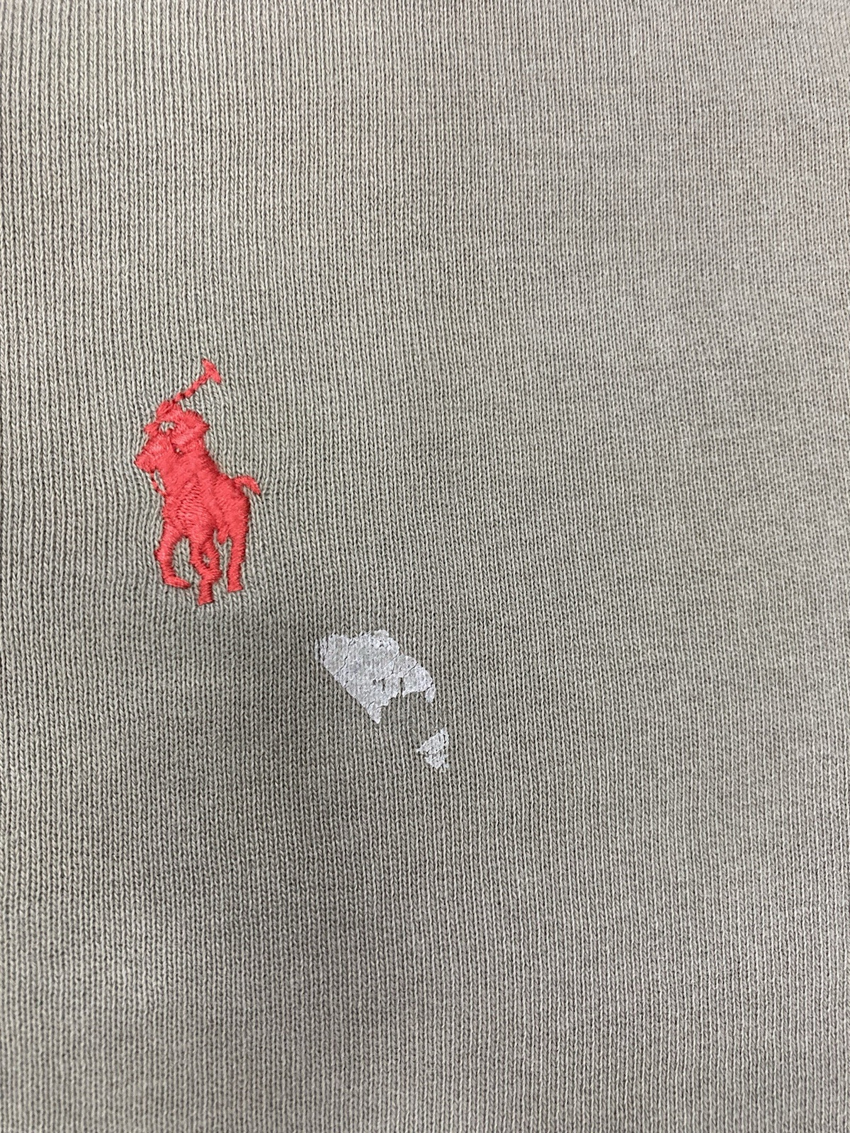 Polo Ralph Lauren felpa con cappuccio e zip intera uomo grande verde pony rosso