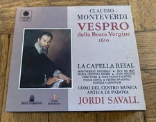 Monteverdi: Vespro della Beata Vergine, 1610 (2CD set, 1990) Vespers Virgin Mary