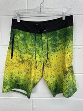 Pelagic Swim Trunks Mens 30 Hydro-Lite Stretch Surfing Fishing Board Shorts