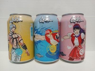 The King of Fighters'97 Athena-Terry-Orochi Set of 3 Soda Cans330ML QDOL .