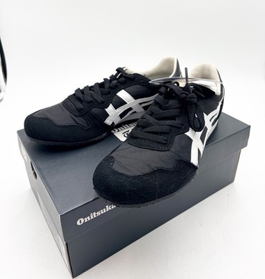 【NEW】Onitsuka Tiger SERRANO Black/White Daily Sneaker (Men's US 7.5) From US