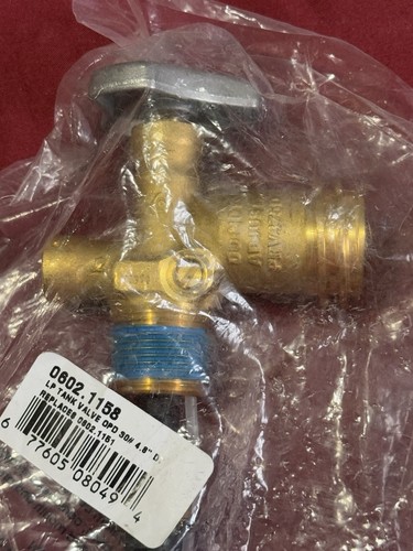 LP TANK VALVE OPD 30 Ib 4.8 DT REPLACES 0602.1151 - Picture 4 of 7