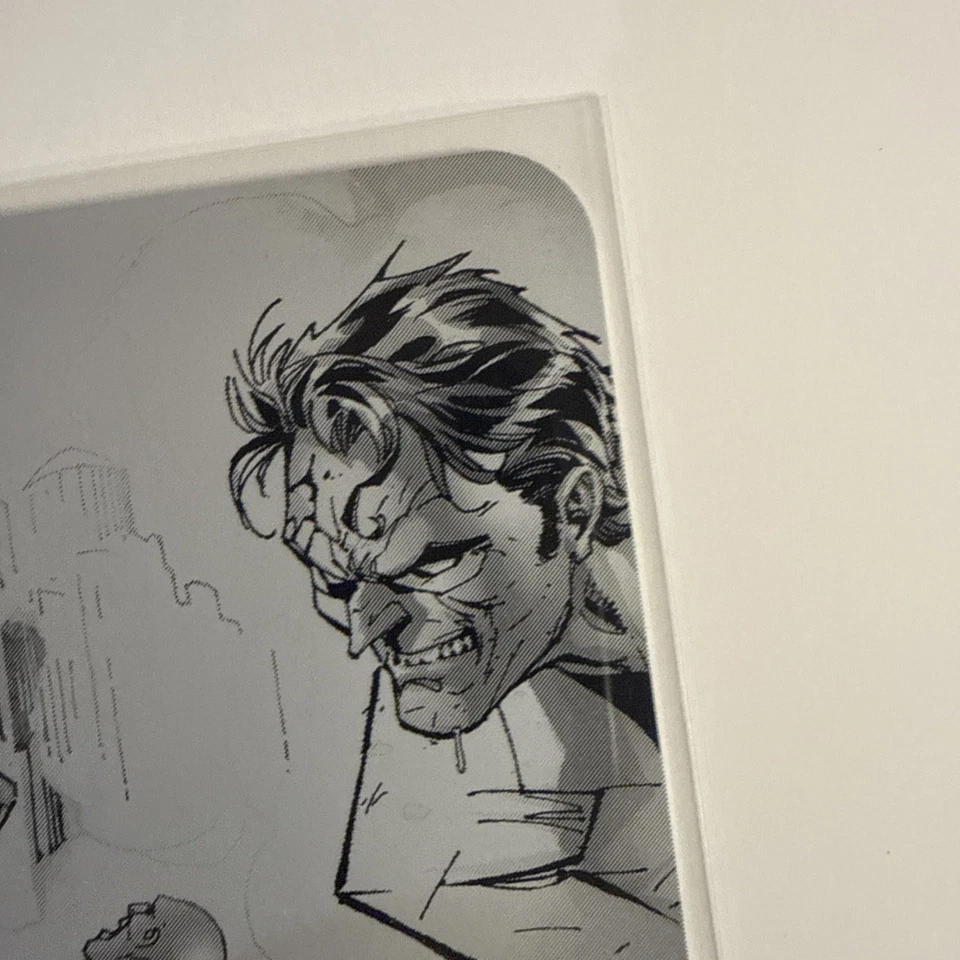 Battling the Riddler #46 2025 DC Batman Hush Essential BLACK PRINTING PLATE 1/1 - Image 3 of 4