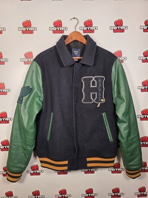 Superdry Herren XL Harajuka Hawks Varsity Jacke College Heavy Quilted Bomber