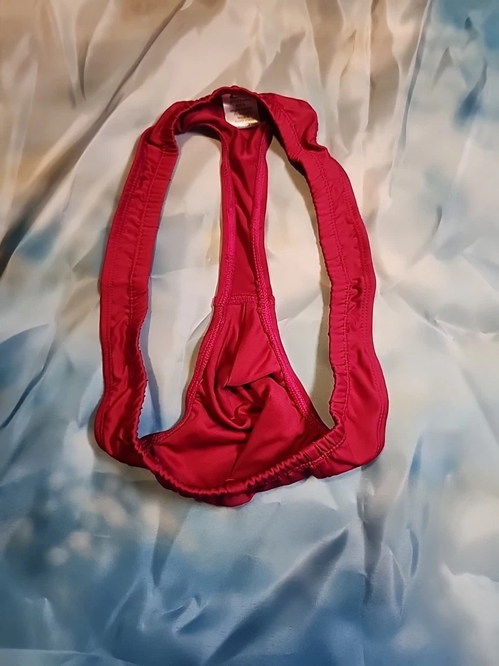 Vintage Undergear AN078 Men Contour Micro Thong Red Large Nwt Rare - Image 2 of 4