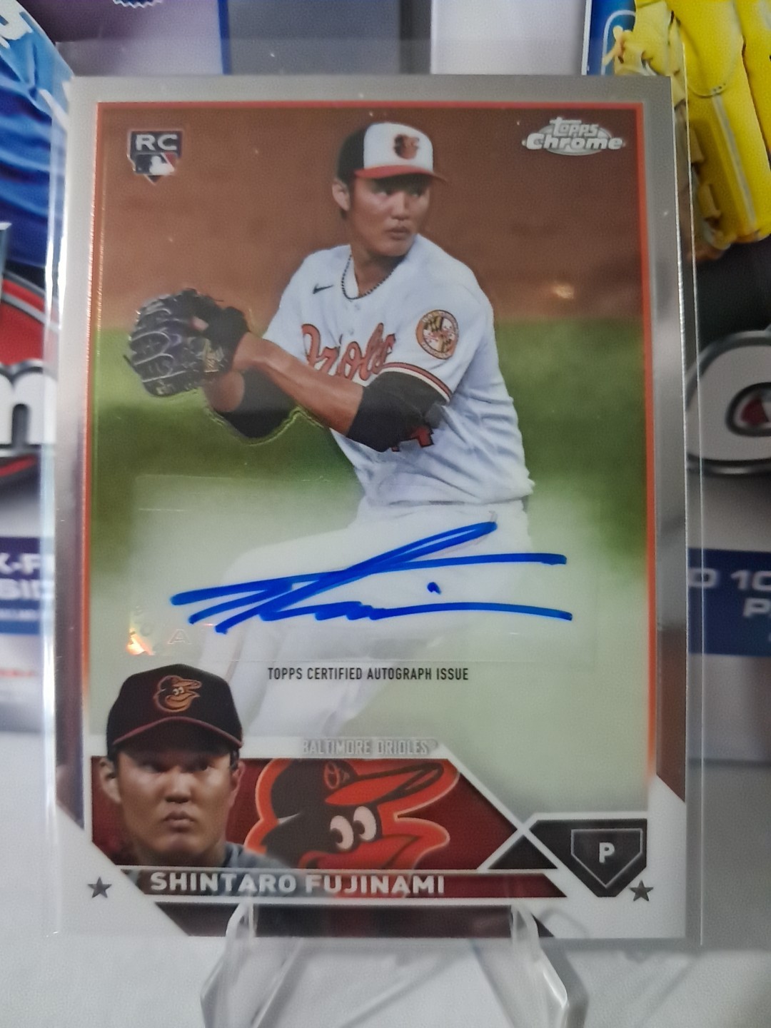 2023 Topps Chrome Update Series - Autographs Shintaro Fujinami #AC-SF