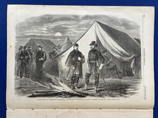Guerre civile Harper's Weekly 11-22-1862 GEN McCLELLAN SURRENDERS, Armée de l'Ohio