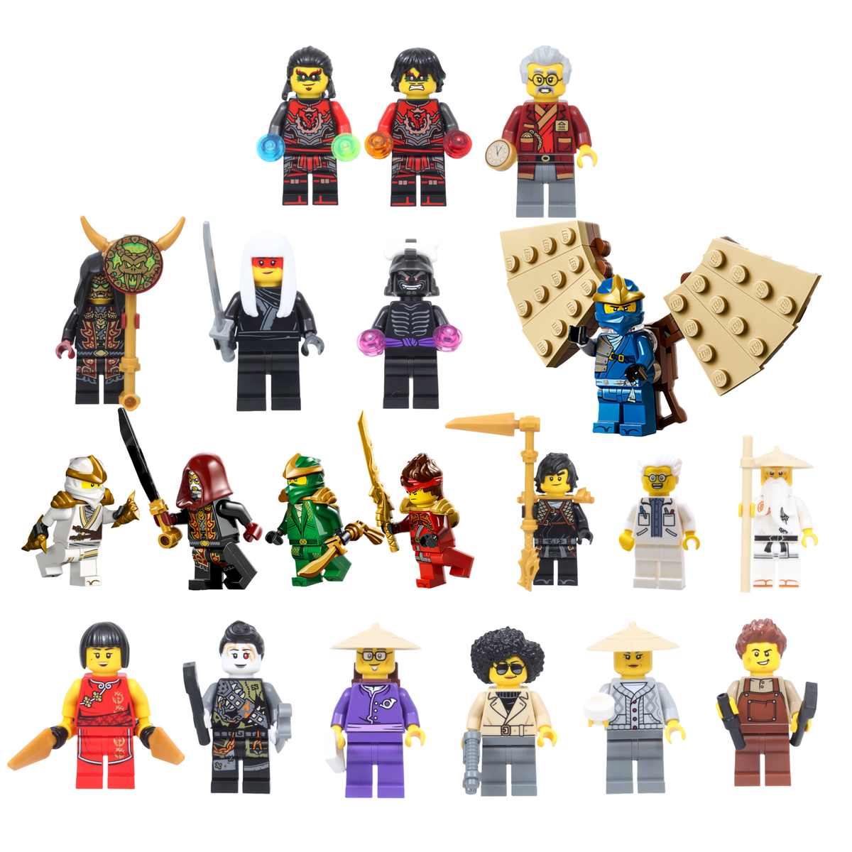 LEGO NINJAGO Minifigures Old Town 15th Anniversary time twin