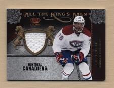 2011-12 Crown Royale All the King's Men P. K. Subban Jersey (Canadens)