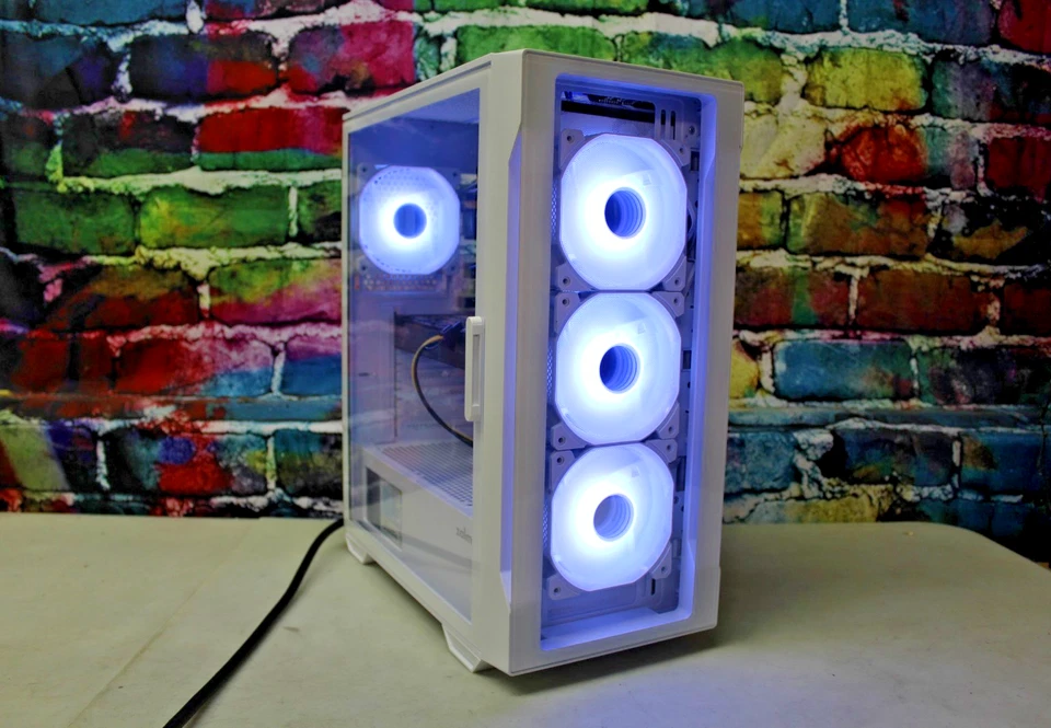 Custom RGB Gaming Desktop PC Intel i7 Quad 8 GB 500 SSD Nvidia Quadro K620 2 GB - Image 4 of 4