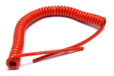 Racing Electronics 26/4 Coiled Wire, Red, 9-40in