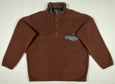 Vintage Patagonia Synchilla Snap-T Pullover Fleece Jacket Mens XL Rust Red 90s