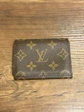 100 Authentic Louis Vuitton Enveloppe Carte De Visite Monogram Card Case
