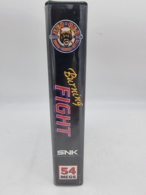 BURNING FIGHT DOG TAG Neo Geo AES USA Used Original