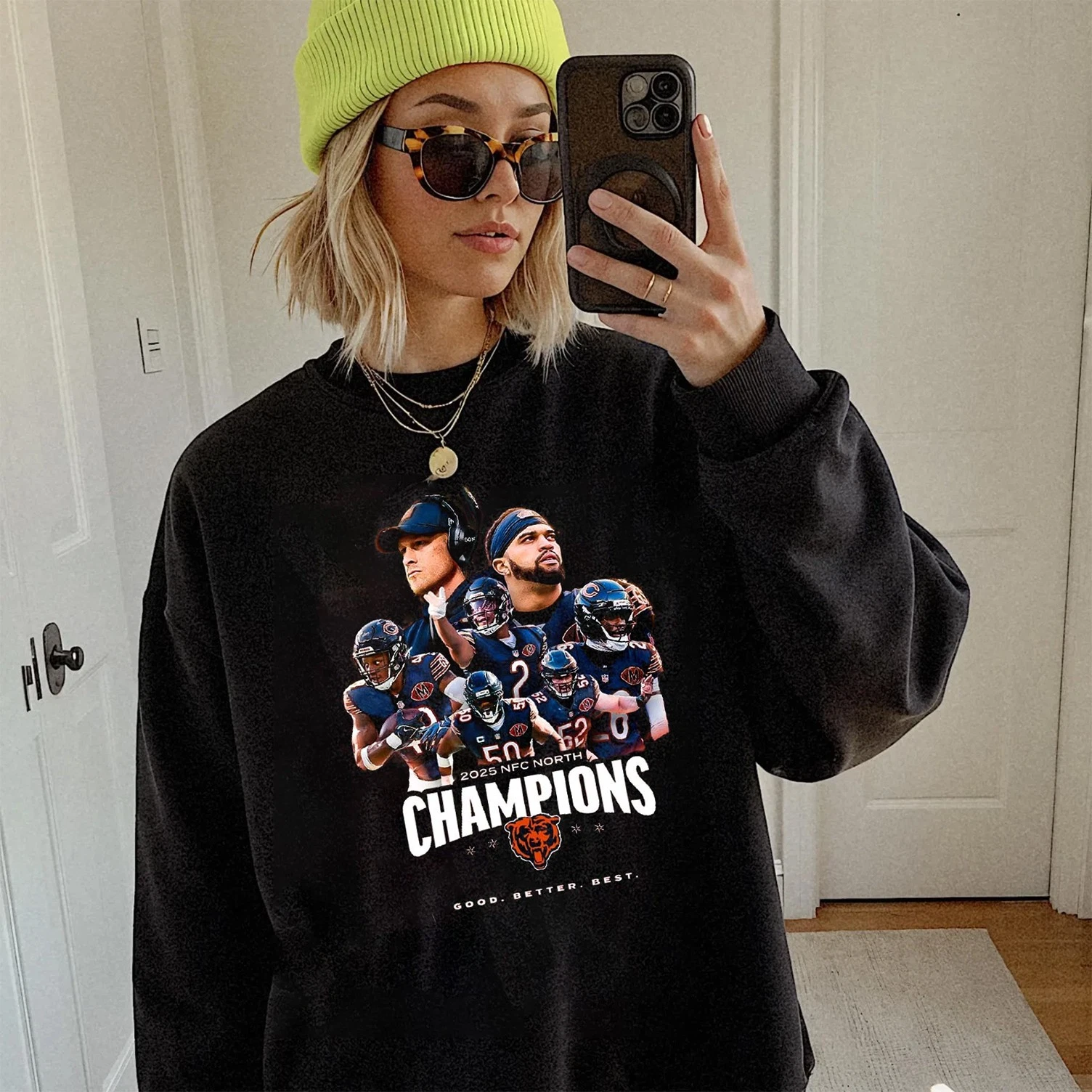 Chicago Bears 2025 NFC North Division Champions Sweatshirt