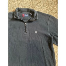 Men  s Chaps Xl 1/4 Zip Cotton Pullover