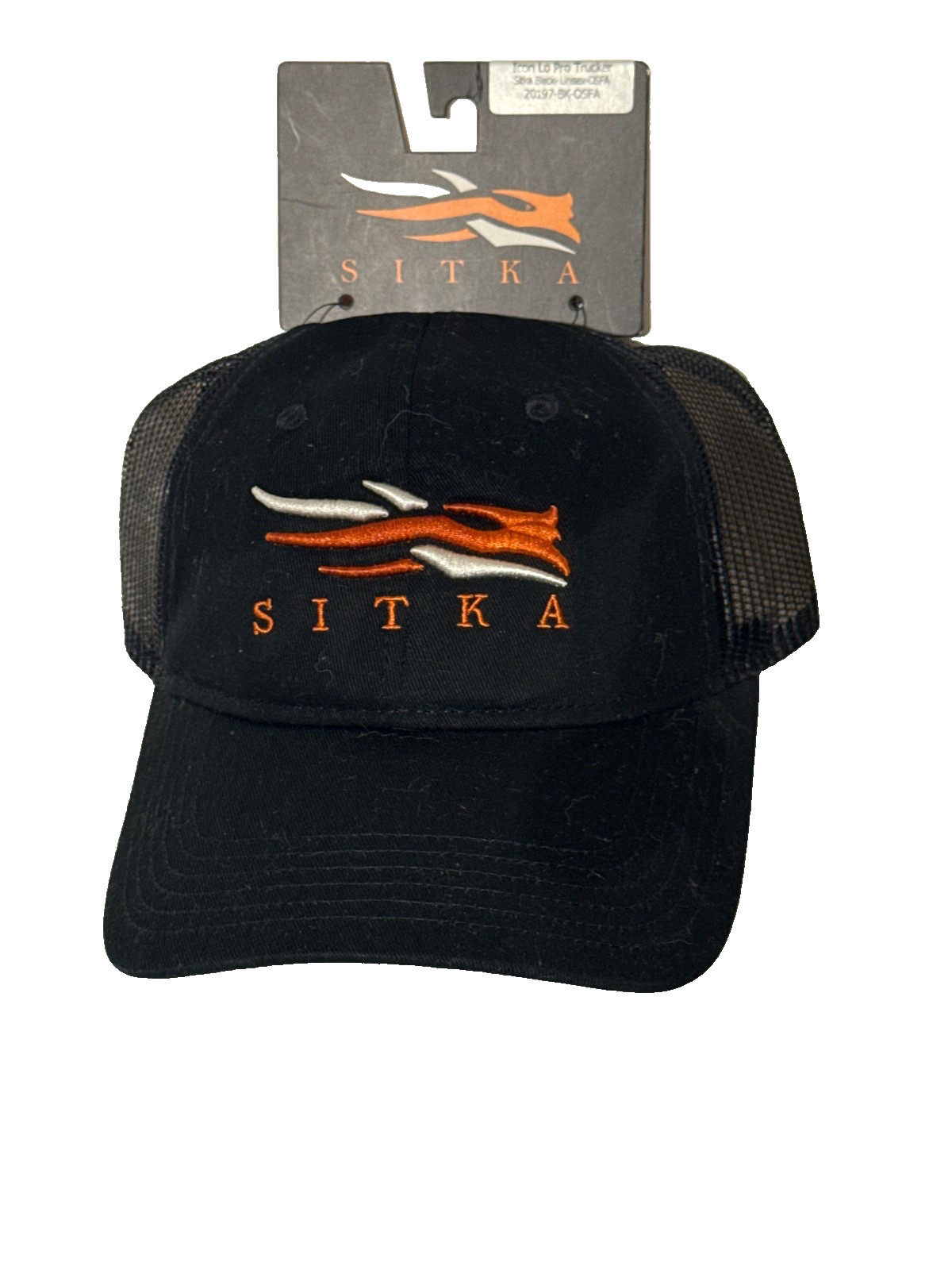 Sitka icon lo pro trucker black cap