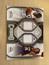 2009-10 SP Game Used Combo Materials #CMWG Ben Wallace Pau Gasol Jersey /499