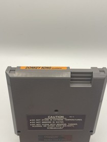 Donkey Kong Classics NES Game Cartridge Nintendo With Instruction Manual
