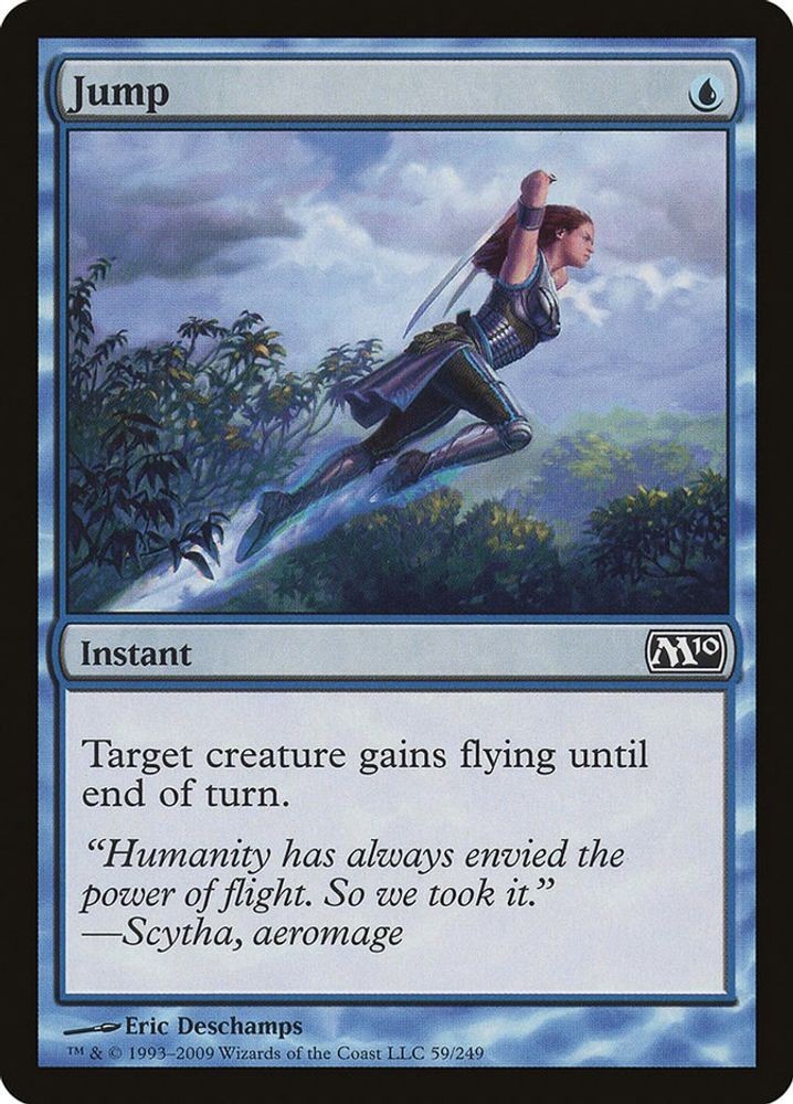 2009 Magic: The Gathering: Magic 2010 (M10) - Jump (#59, C, Near Mint)