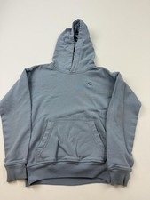 Abercrombie Kids Hoodie Sweatshirt Youth 9-10 Blue Moose Logo Pullover Fleece
