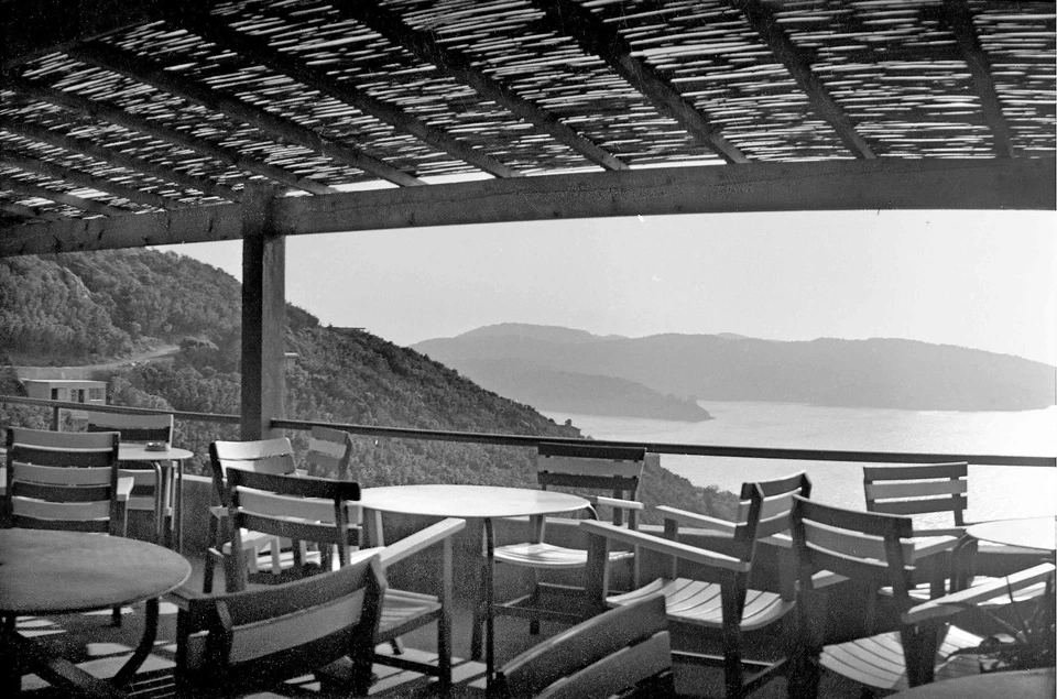 Serge DE SAZO Naturisme 50’s Négatif original Panoramique 6x19 cm film 120 - Photo 2/4