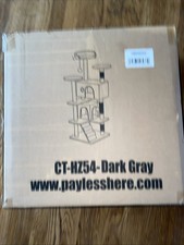 Indoor Cat Tree Tower 54-inch Multi-Level Pet House for Large Cats with 2 Condos