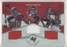 2017 Panini XR Team Trios Materials 46/99 Jameis Winston OJ Howard Rookie RC 2r6