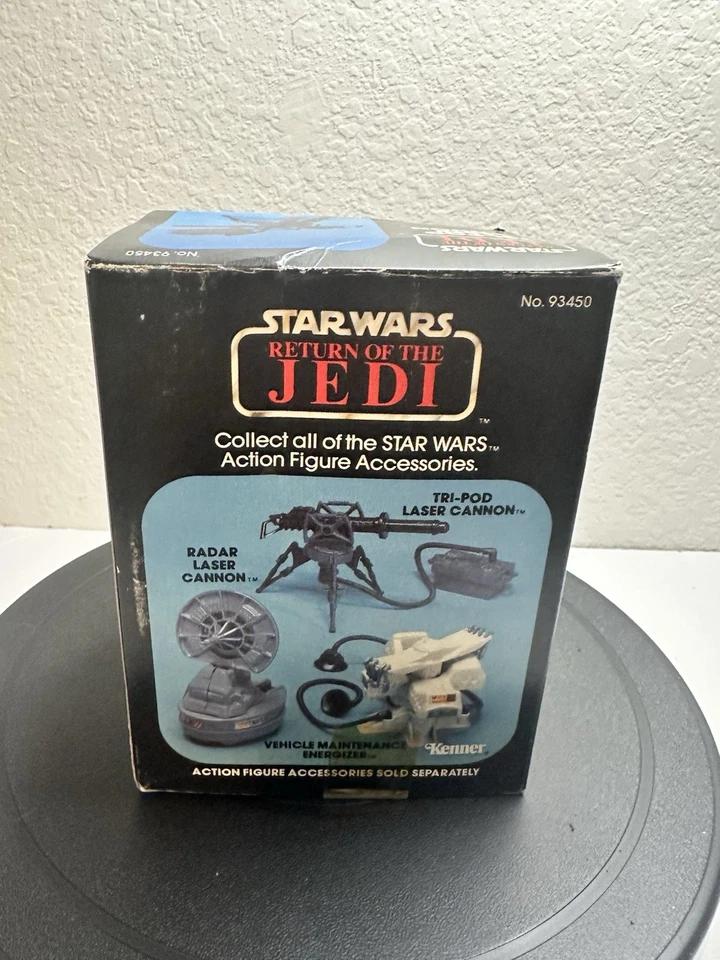 Star Wars 1982 ROTJ Tri-Pod cañón láser con caja + Imperial Snowtrooper completo Foto 3 de 4