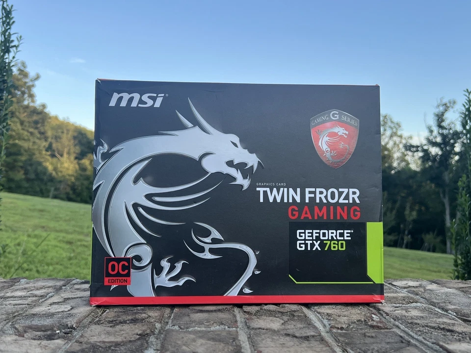 MSI Gaming Geforce GTX 760 OC Edition TWIN FROZR, All Packaging, CD, Instruction - Image 2 of 4