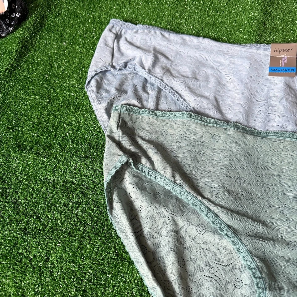 Paquete de 2 bragas de ropa interior hipster con cordones Secret Treasures talla grande 3XL NUEVAS Foto 4 de 4