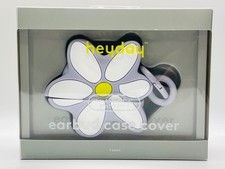 heyday Daisy Soft Purple AirPods Pro Gen 1 2 Earbud Case Cover with Carabiner