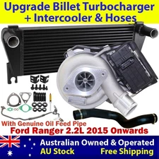 Billet Turbor&Intercooler+Hoses&Oil Feed Pipe For Ford Ranger 2.2L 2015 Onwards