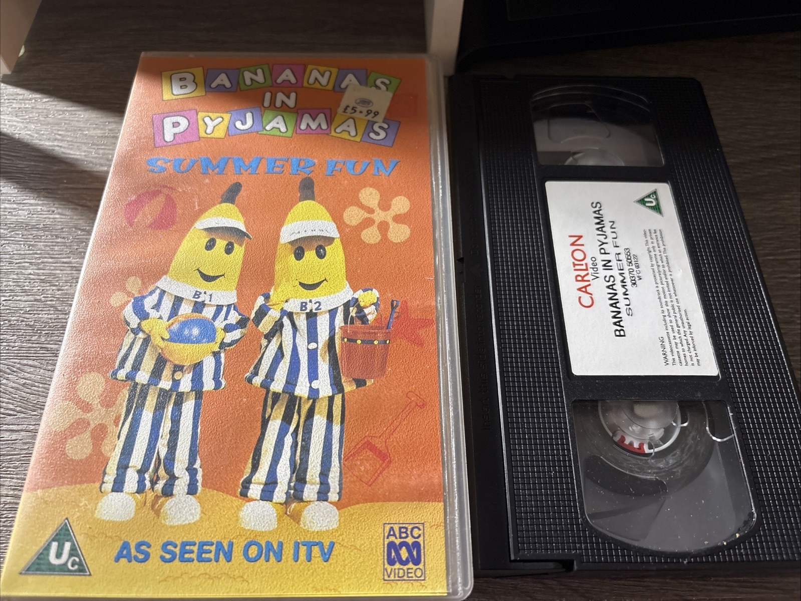 BANANAS IN PYJAMAS - Summer Fun  : ITV VHS Video  : Play Tested