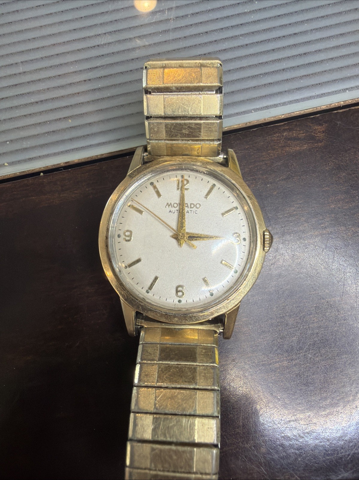 NR Watch Automatic Men's Movado Vintage  Bumper Working - vintagewatches.pk