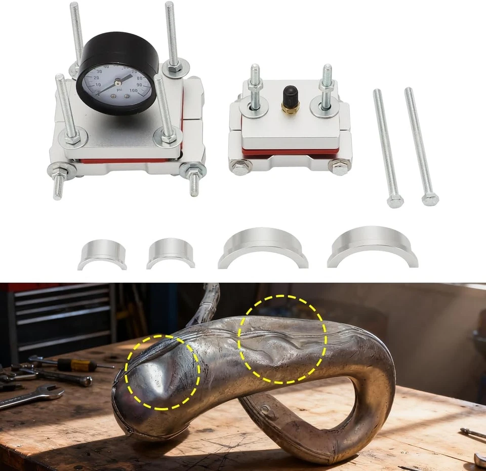 2-Stroke Exhaust Pipe Dent Repair Kit For 125 150 200 250cc 300cc 2-stroke Pipes - Image 2 of 4