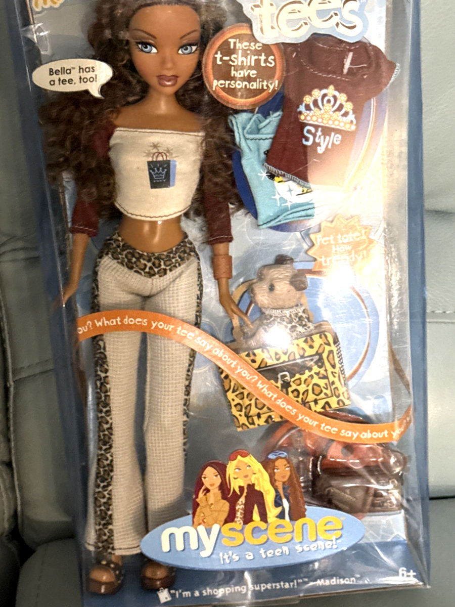 My Scene Barbie Madison Teen Tees Fashion Doll Mattel H7915 In Box