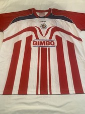 Reebok Chivas de Guadalajara Home Jersey 2006-ESPECIAL RETRO CAMPEON-2XL-New/Tag