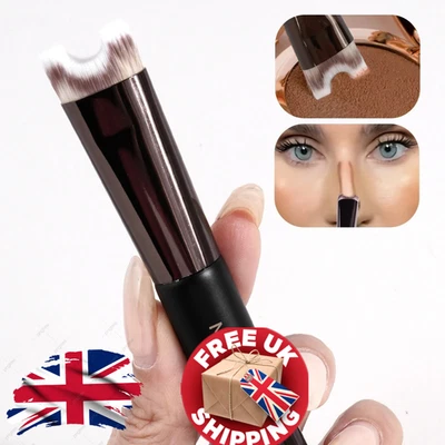 Nose Contour Brush U Shape Double Head Highlight Sculpt Makeup Tool