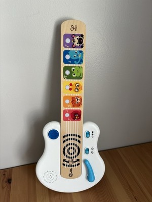 Hape Baby Einstein Light Up Strum Along Magic Touch Wooden Guitar Classic Toy